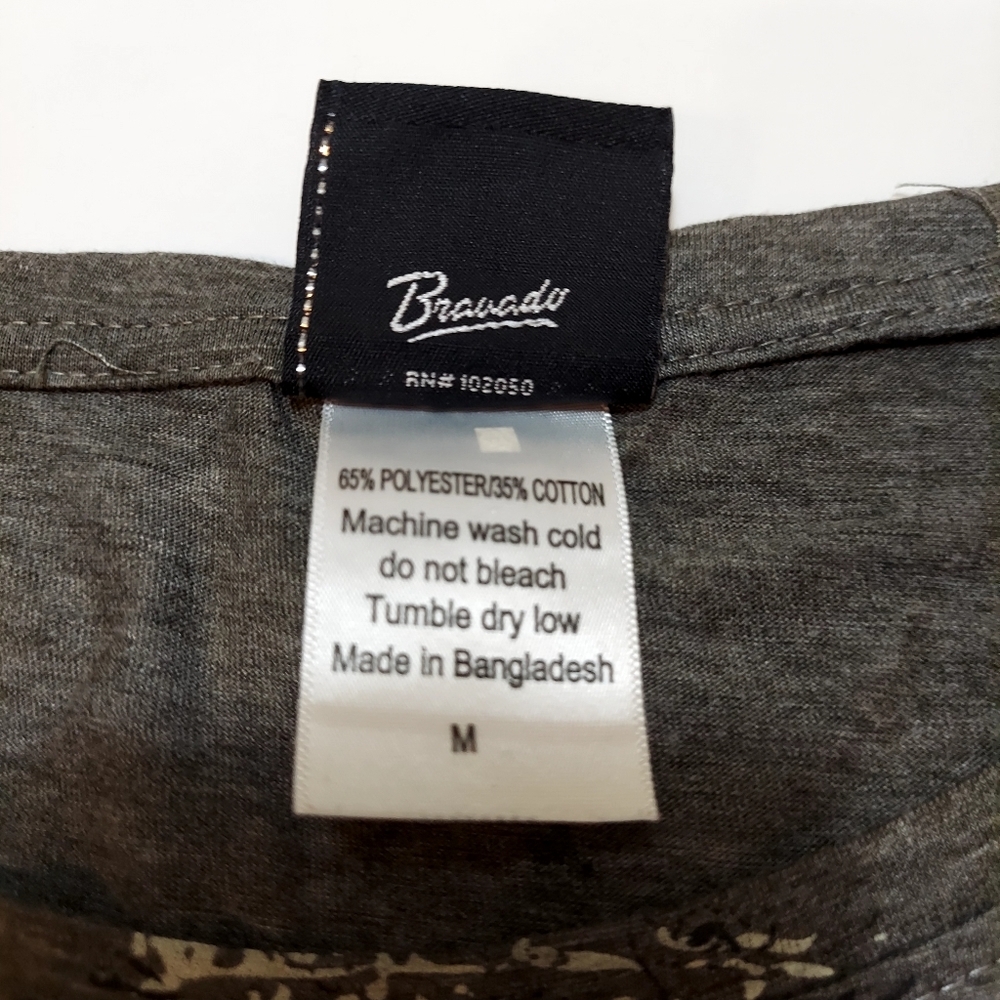 Harley-Davidson of Scottsdale Arizona Gray Longsleeve Cotton Shirt Medium - Picture 9 of 14